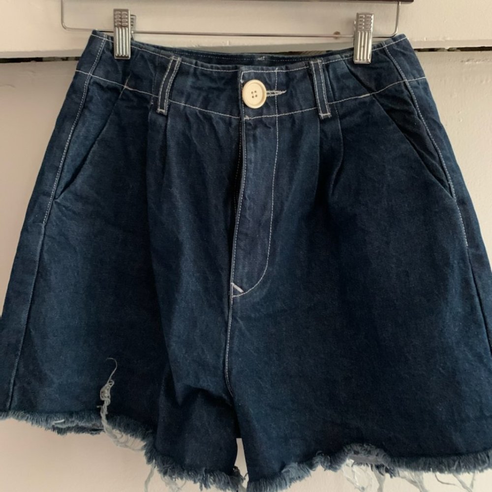 Rudy Jude Denim Pleated Shorts (RJ size 2)